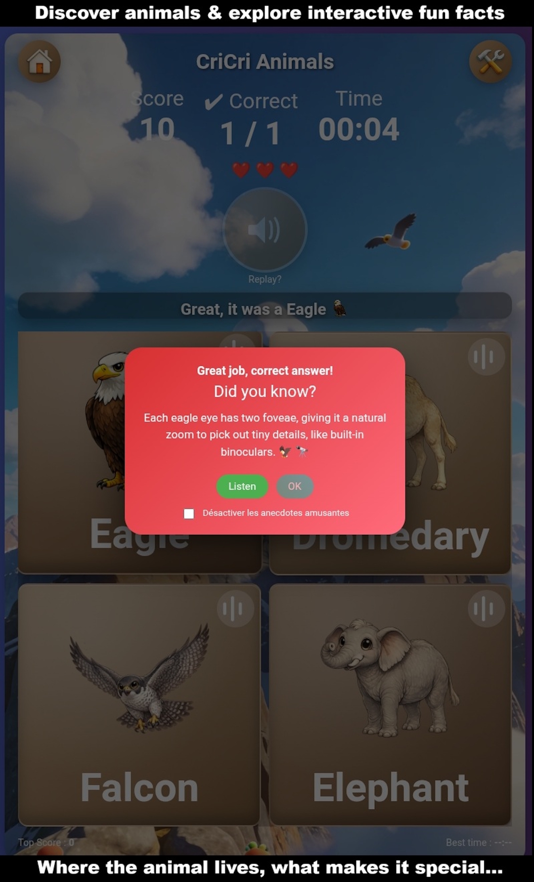 Capture d’écran portrait 1